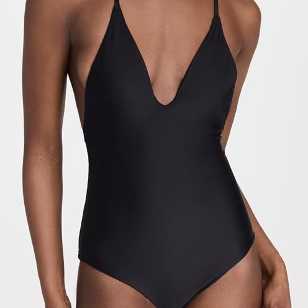 Jade Swim - All In One Piece | Black Matte - S